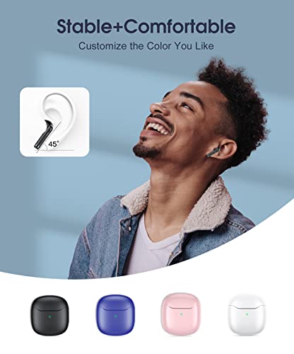 coioc Bluetooth Kopfhörer, Kopfhörer Kabellos Bluetooth 5.3, CVC8.0 in Ear Kopfhörer Bluetooth, Ultralicht und… - Image 4