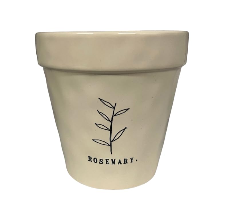 Amazon.com : Rae Dunn Indoor Herb Planter, White Ceramic, Rosemary, Thyme  and Parsley : Patio, Lawn & Garden