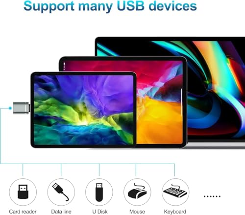 Image of rts 2 Pack Type C OTG Adaptor High-Speed Data Transfer Compatible with Smartphone Laptops Tablets Chargers Notebook iPad MacBook iPhone17 16 15 Mac, Samsung Galaxy S26 S25 S24, and More Type C Devices