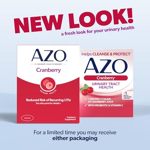 AZO Cranberry Pills for Urinary Tract Health for Women and Men, Adult Cranberry Supplement, Sugar-Free, Non-GMO, 50 Count (Pack of 2) - image 3