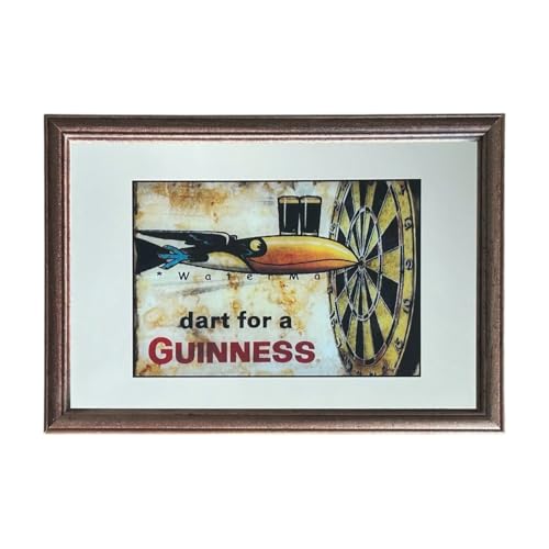 Laurie's Pub and Bar Accessories | Fléchettes pour un petit miroir Guinness