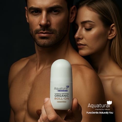 Image of Organic Deodorant Roll On, Monoi Scent, 2.53 Fl Oz | Women & Men, Natural Formula, Sensitive Skin, Long-Lasting Odor Protection