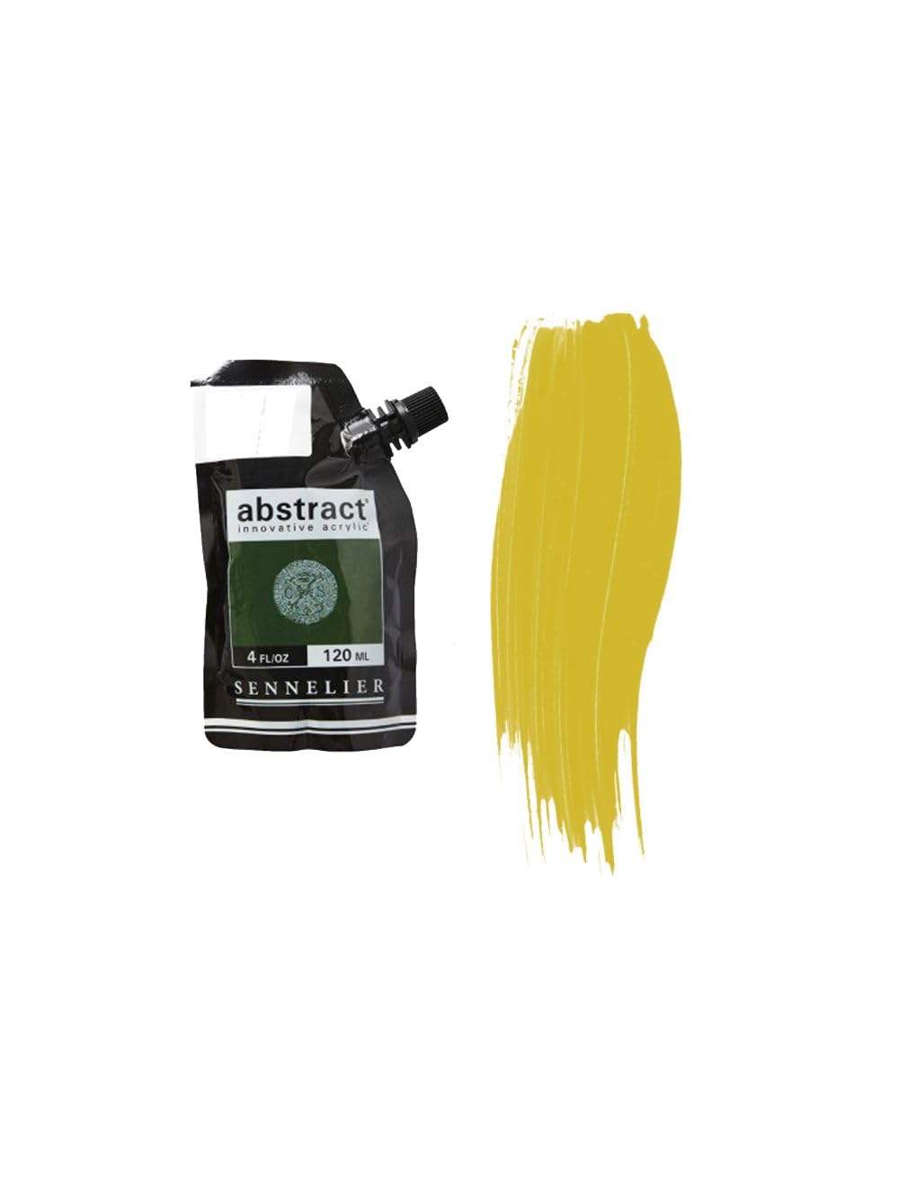 Sennelier Abstract Innovative Acrylic Artist Paint Pouch 120ml (028 Iridescent Gold)