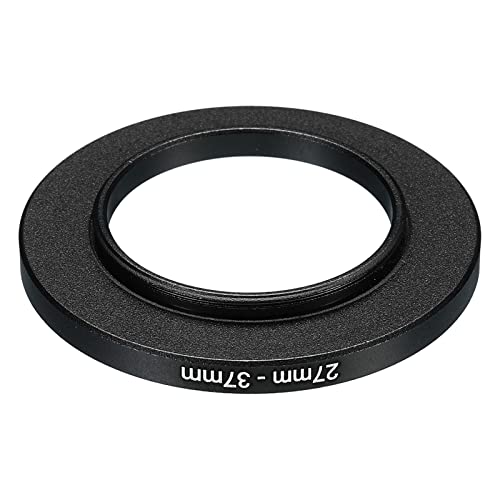 PATIKIL 27mm-37mm Metal Step Up Ring, Camera Lens Filter Adapter Ring Aluminum Filter Adapter Ring for Camera Lenses Hood Black - Image 3