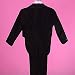 Lito Angels - Traje de esmoquin para niño (5 piezas, formal) Negro...