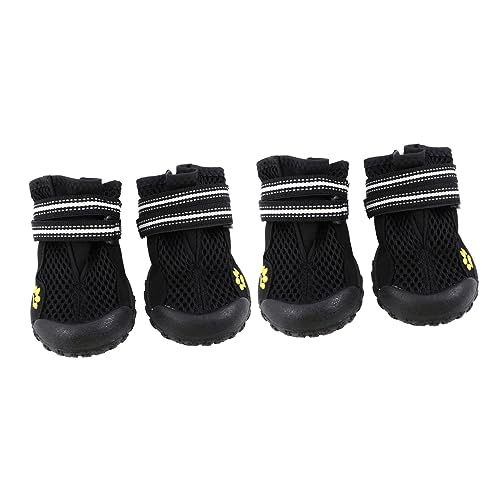 Angoily 1set Scarponcini per Cani di e Media Taglia Scarpe Impermeabili e Antiscivolo per attività Outdoor Protezione Paws e Comfort Assicurato