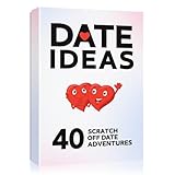 Lapogy Valentines Gifts for Her Him,Christmas,Anniversary, Wedding Perfect 40 Romantic Scratch Off Date Ideas Card Games Gifts, Fun & Adventurous Ideas for Newlywed, Boyfriend,Girlfriend Date Night