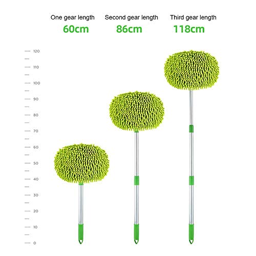 HEXLONG Mop Auto Wassen Drie Sectie Telescopische Staaf Mop Huishoudelijke Multifunctionele Draagbare Vegen En Schrapen… - Image 7