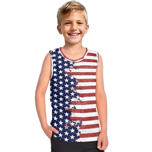 Boys Tank Tops with Graphic Breathable Summer Sleeveless Shirts Tops Tees for Outdoor Sports Clothes2