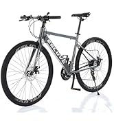 Amazon | [Esluve]アルミ合金製ロードバイク 700*28c シマノ21段変速