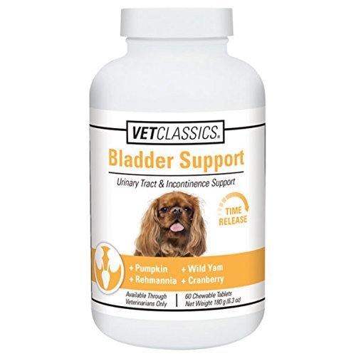 Vet Classics Bladder Support Urinary Tract & Incontinence Support for Dogs, Pumpkin, Wild