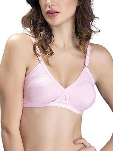 Image of Clovia Women's Cotton Non-Padded Wire Free Full Cup T-Shirt Bra