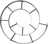 Das Multimedia Wandregal besteht aus pulverbeschichtetem Stahlblech. Es ist bis maximal 15 kg belastbar und die Höhe zwischen den beiden Spiralen beträgt 14,5 cm.
