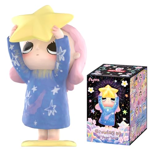 POP MART Nyota Growing up by Your Way Series Figures Aleatoria Figura de Acción Popular Figura Coleccionable y Adorable Juguete Artístico Regalo Creativo 1PC