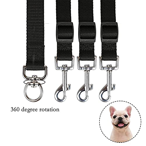 LANGING 3 In 1 Dog 3 Way Leads With Soft Padded Handle No Tangle Dogs Coupler Leash Pet Triple Detachable - Image 5