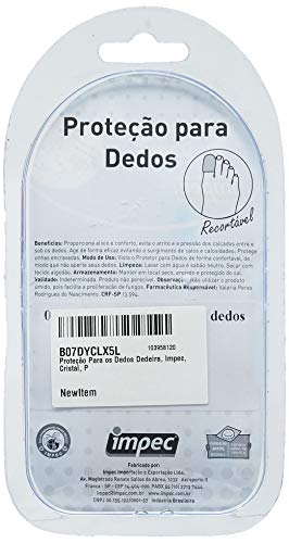 Proteção Para os Dedos Dedeira, Impec, Cristal, P
