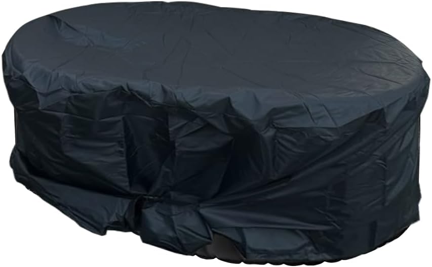 4-Person Jet Oval Hot Tub Cover Waterproof Hot Tub Cover Cap Protector Outdoor Spa Covers
