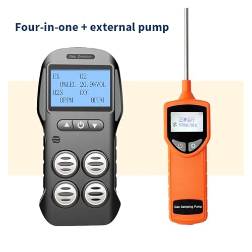 KXx }`KXm KX[^[ O2 H2S CO LEL 4 in 1 _f f _Yf RKXRꌟm EEƒp(Detector with pump)