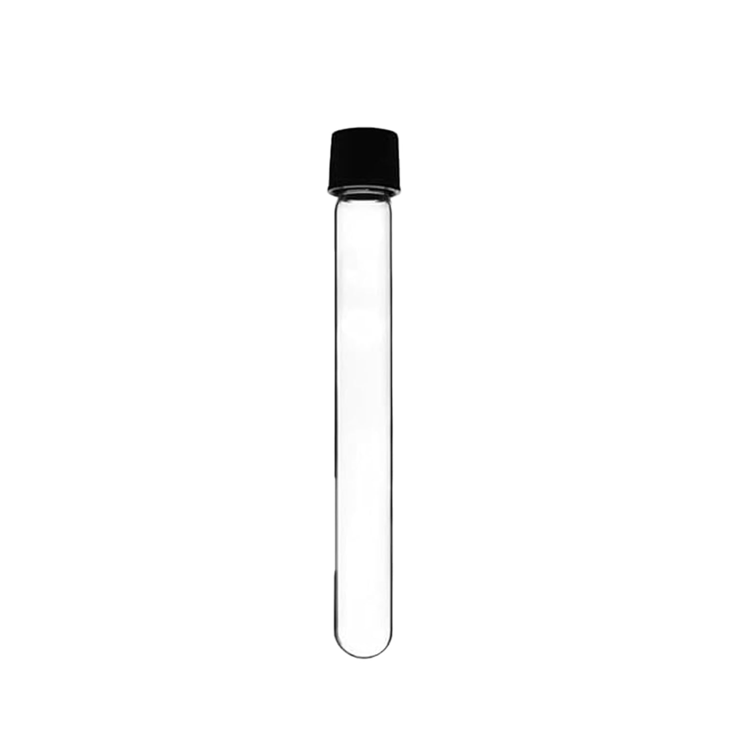 PUSHPA Versatile Borosilicate Glass Round Bottom Culture Tubes With