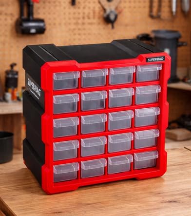Super Bag Mono Blok Çekmece Seti 20'li Hobby Organizer Seti
