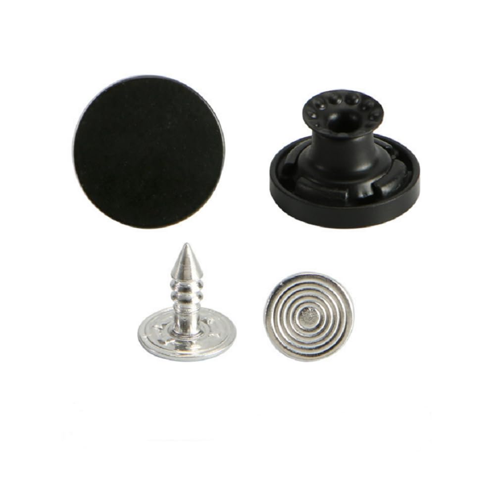 Boutons de rechange en métal 17 mm pour sauver vos jeans et pantalons x10