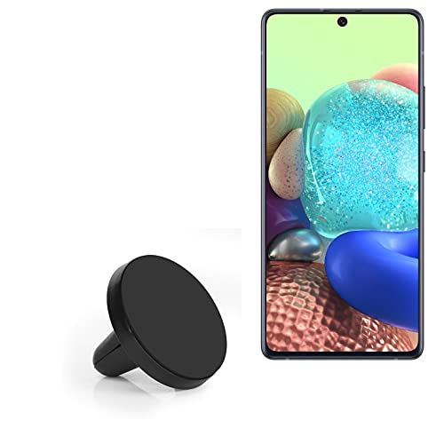 BoxWave Car Mount Compatible with Samsung Galaxy A71 5G - Minimus MagnetoMount, Magnetic Car Mount, Magnetic Car Holder