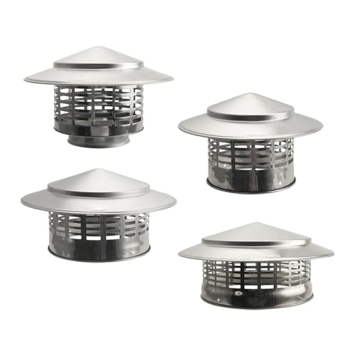 Sombrerete para chimenea de 75 mm con sistema de ventilación óptima para estufas 5