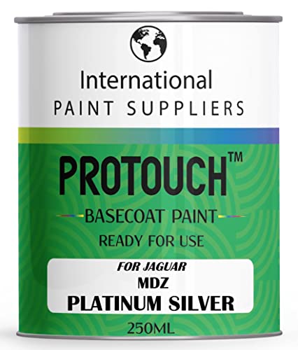 Pintura básica PROTOUCH para Jaguar MDZ Platinum Silver RFU lista para usar, diluida, caja de 250 ml