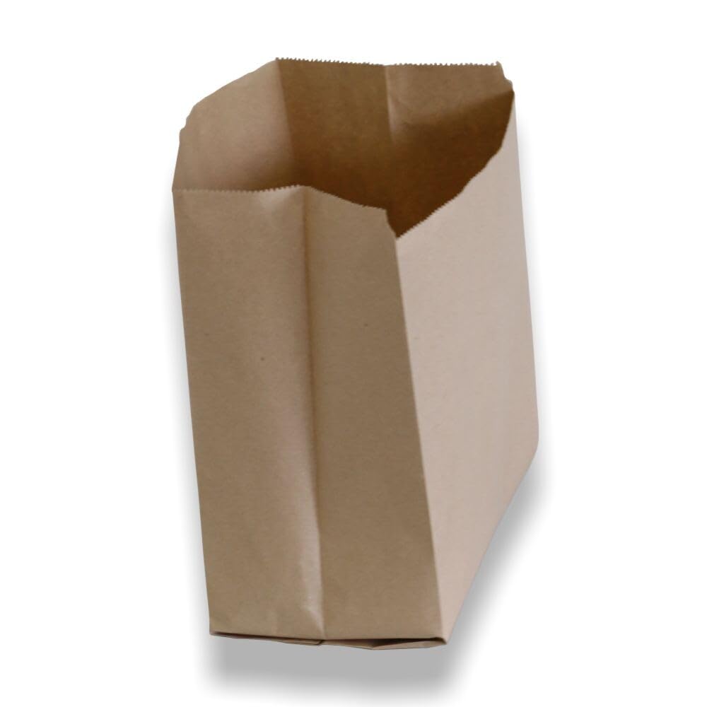 Papier-Kompostbeutel, Müllbeutel, Braun, nassfest, 20 + 16 x 36 cm, 500 Stück