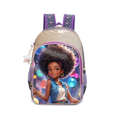 SANTINO, Mochila Infantil Sweet Girl Lavínia by Santino Poliéster Lílas SGM23U14