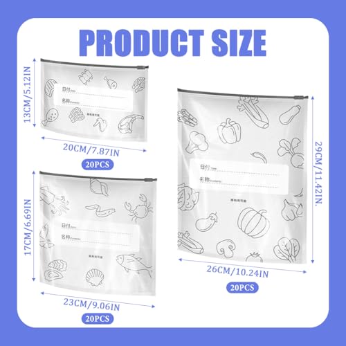 Bolsas de aluminio con cierre de cremallera hermético, reutilizables y duraderas 3