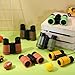 Foilswirl 6 Pack Kid Binoculars Shockproof Mini Compact Binoculars Toys for Girls Boys Small Folding Telescope for Bird Watching Educational Learning Camping Birthday Gifts
