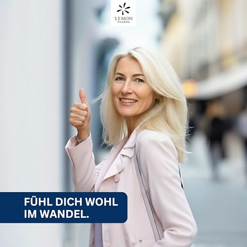 Lemon Pharma Bio Bachblüten Tropfen N°50 Meno – Emotionale Balance & Wohlbefinden in den Wechseljahren – für innere Ruhe, Gelassenheit & Stabilität – vegan, 20 ml