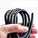 Solid Silicone Rubber Cord Dia 1mm-25mm Black High Temperature Round Rubber Rod Bar Seal Strips Wire O Ring Gasket for Industrial Machinery DIY(3mm*10m)