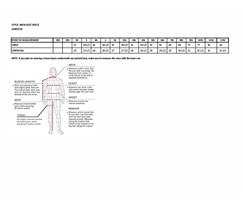 Milwaukee Leather Lkm3710 Men's Black Club Style Leather Vest With Open Neck - X-Large #TOP2