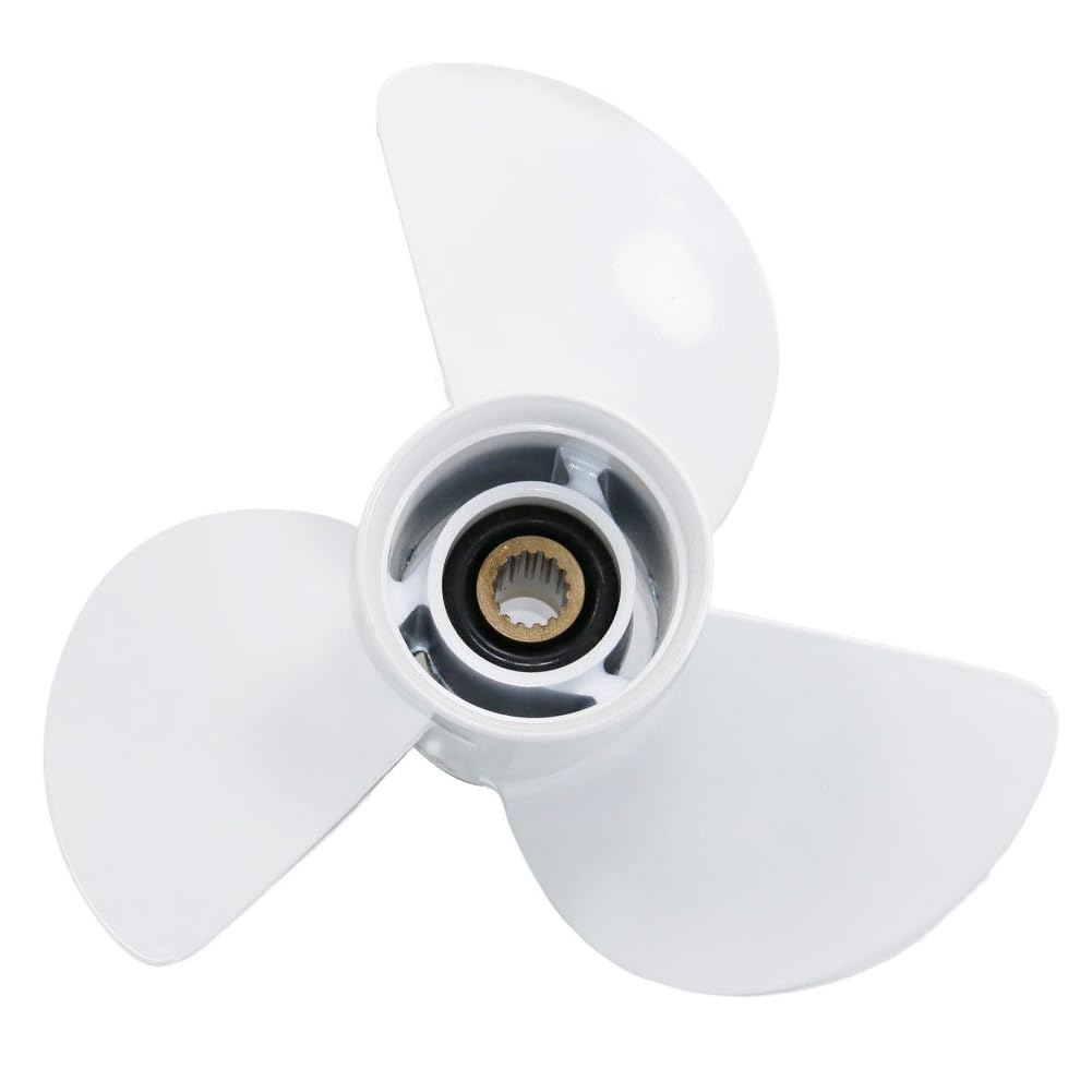 13 1/2x14-K Boat Propeller for Yamaha Engine 60HP 70HP 75HP 80HP 85HP 90HP 115HP 130HP Stainless Steel/Aluminum Outboard Propeller 15 Tooth