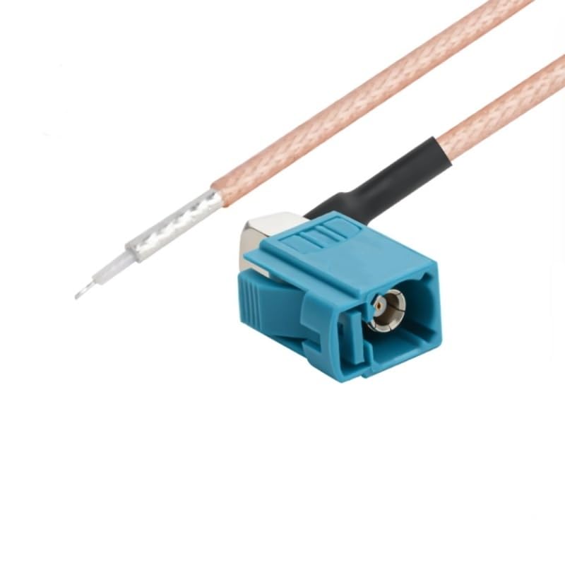 1 FakraKW RG316 Cable Single Connector with Soldering at The Other end 100 cm
