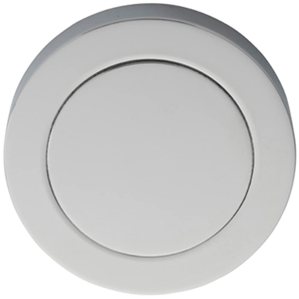 51mm Polished Chrome Blank Escutcheon - Concealed Fix Rose- Modern Keyhole Cover | Door Keyhole Cylinder Plate Cover - for Use with Lever on Rose Door Handles - Door Fixing Hardware