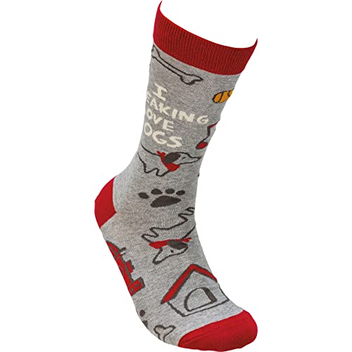 Chaussettes I Freaking Love Dogs Primitives by Kathy pour passionnés