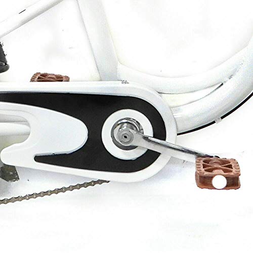 OUKANING 20 Zoll Räder Dreirad für Erwachsene Seniorenrad Erwachsenendreirad Weiß Korb – Bild 8