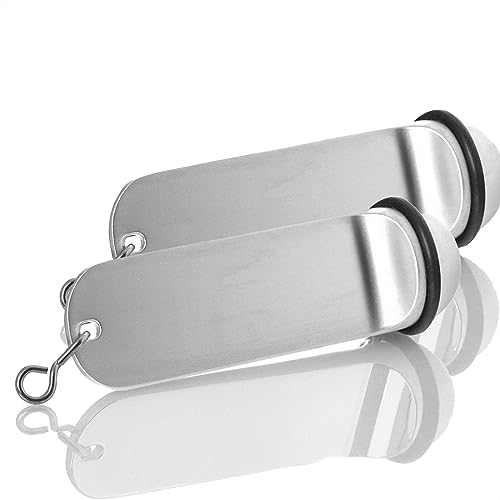 Kerafactum Porte-clés clé d'hôtel Pension - Aspect élégant - Avec anneau en caoutchouc - 11 cm - Gravure personnalisable, Argent brossé., XL