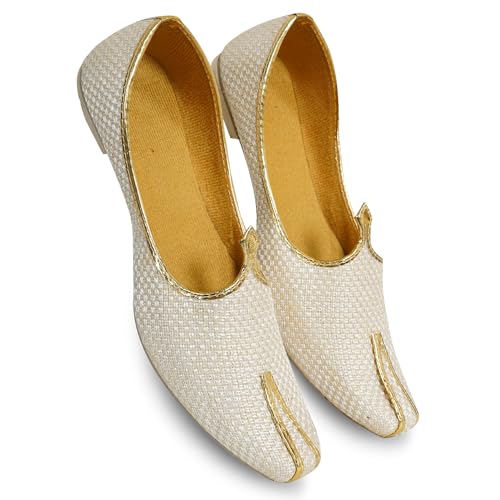 Image of Men's Jute Juti Loafer | Rajasthani Wedding Shoe | Traditional Ethnic Mojari for Festive, Party