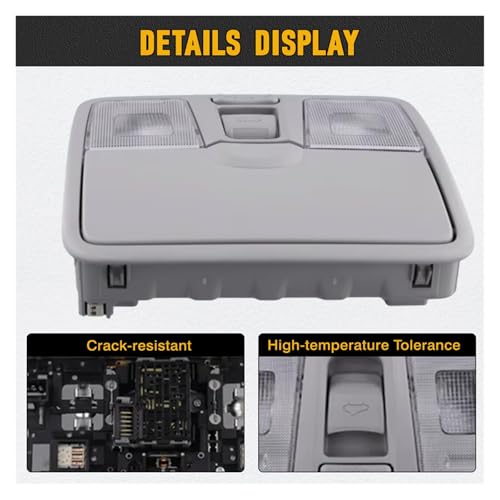 Conjunto luces lectura coche con panel interruptor techo solar para Elantra MD 92800-4V100 3