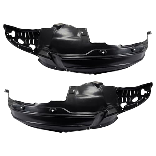 Image of TRQ Front Inner Fender Liner Set Compatible with 2009-2011 Acura TL AC1248125 AC1249125