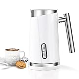 seydere Milk Frother and Steamer, Non-Slip Stylish Design, Hot & Cold Milk Steamer with Temperature Control, Auto Shut-Off Frother for Coffee,...