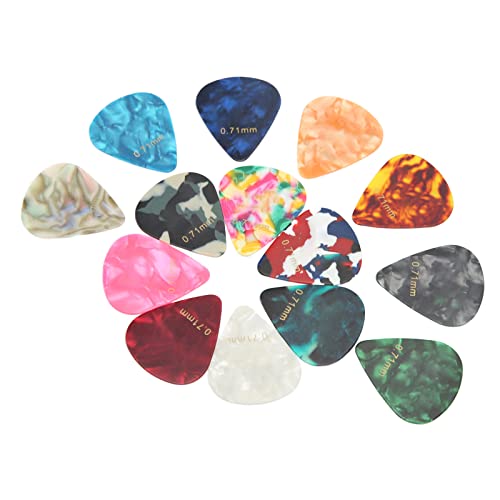 Omabeta Jeu de médiators pour Guitare, Timbre Chaud Celluloid Pick Set 100PCS 0,71 mm d’épaisseur Pièces de Rechange… - Les Beatles, Paul McCartney, John Lennon, RIngo Starr, George Harrison Omabeta Jeu de médiators pour Guitare, Timbre Chaud Celluloid Pick Set 100PCS 0,71 mm d'épaisseur Pièces de Rechange…