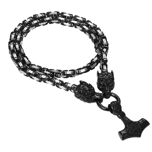 Collier marteau de Thor Viking accessoire vintage pour soirées et looks rock