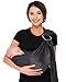 CUBY Einstellbar Babytragen Babytragetücher Baby Kinderbetreuung Sling Mesh Wasser Ring-Riemen mit Rostfreier Doppel Ring Sling Stahl Eine Größe passte alle (Dunkelgrau)