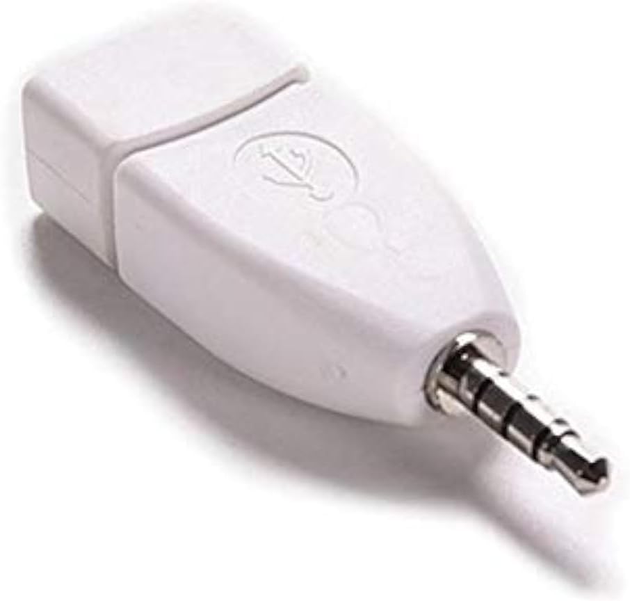 Blacell Smartera Usb Female To 3.5 Mm Jack Male Audio Converter Adapter (White)