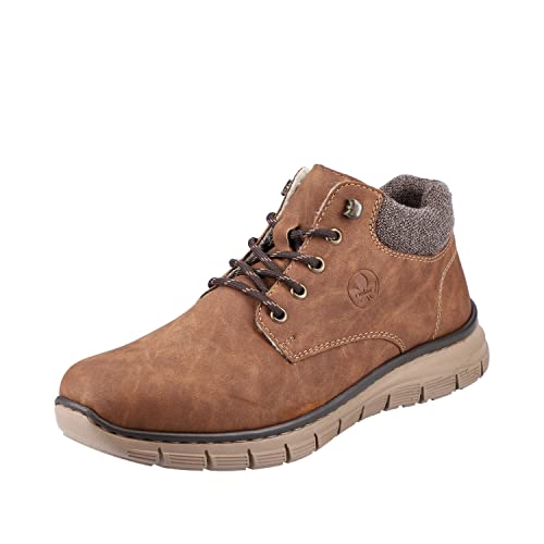 Rieker B5632 Chaussures basses à lacets confortables pour homme, marron, 43 EU